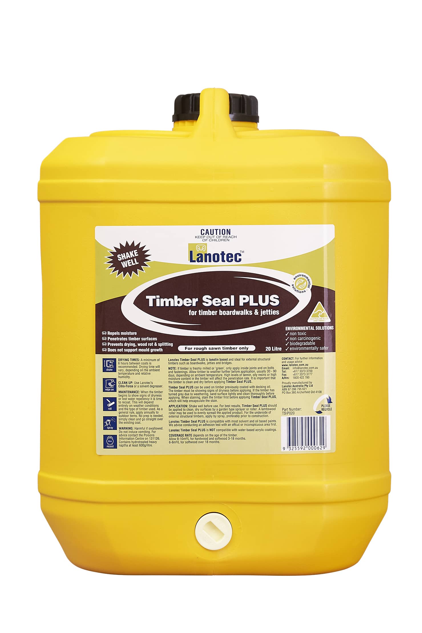 Lanolin Timber Sealer, Timber Seal PLUS